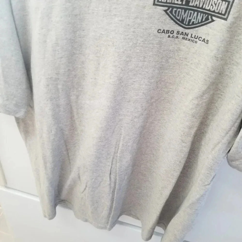 𝅺harley Davidson Grey Cabo San Lucas T-Shirt  XL - Picture 5 of 11